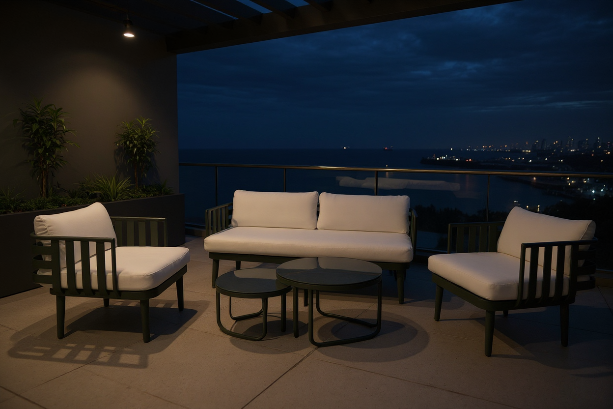 פינת ישיבה סלינה – קלילות טבעית ונוחות מרעננת