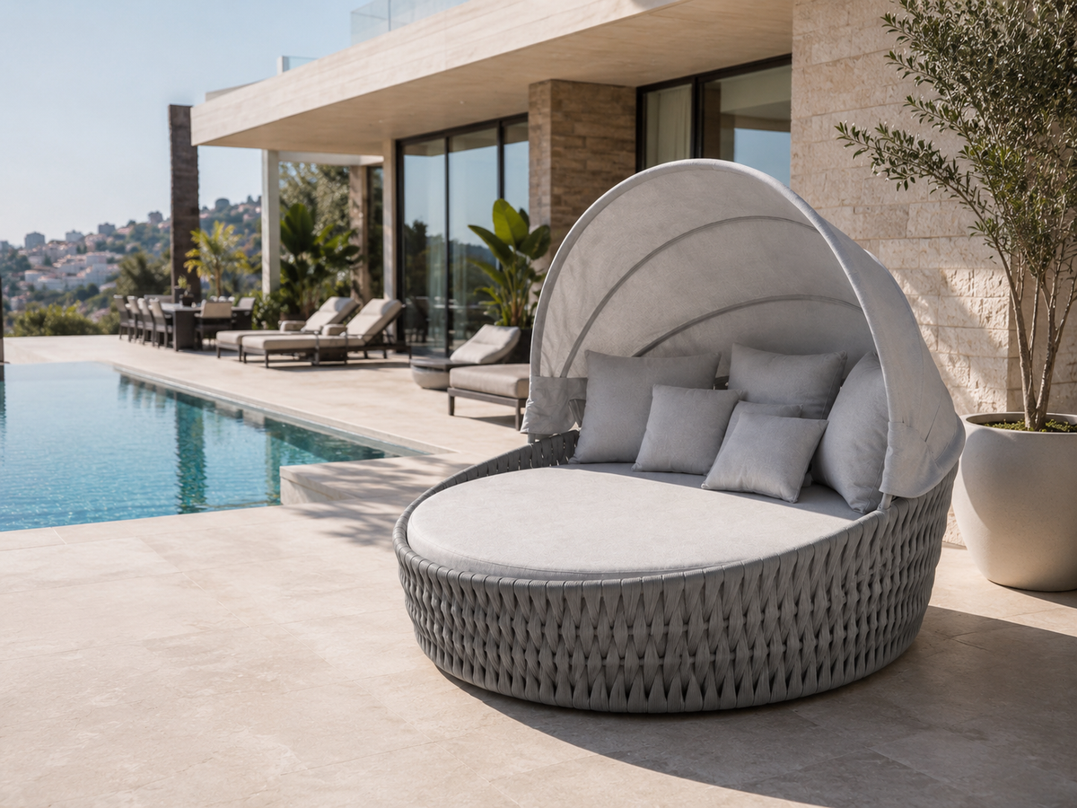 מיטת רביצה mykonos Gray