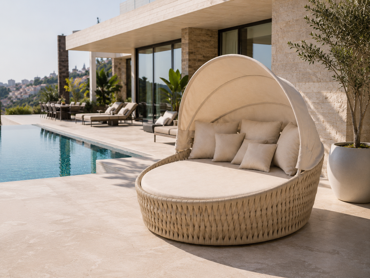מיטת רביצה mykonos Beige